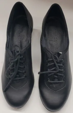 1.25" Holly -- Women"s Practice Ballroom Oxford -- Black Stride Easy