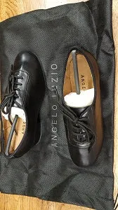 Step Light 1.5" Marco Jr. -- Boy's Latin Heel Ballroom Oxford -- Black