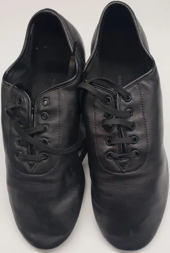 Synthetic Dark Edge 1.5" Stewart -- Men's Latin Ballroom Oxford -- Black