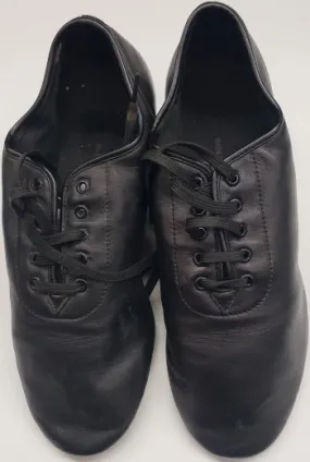 Synthetic Dark Edge 1.5" Stewart -- Men's Latin Ballroom Oxford -- Black