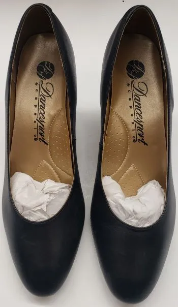 Freeze Grip 2.5" Martha -- Flare Heel Standard Ballroom Shoe -- Black