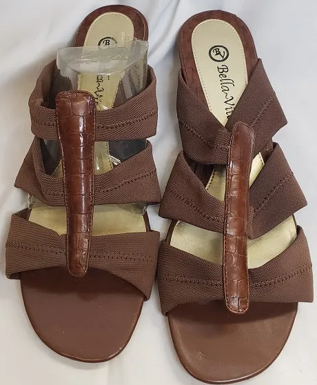 2.5" Maryam -- Women's T-Strap Wedge Mule Stylish casual sandals Light Activity