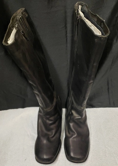 Modern Luxury 2" Addilyn -- Women's Leather Dress Boots -- Black