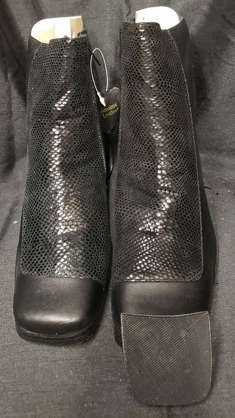 2" Wren -- Women's Ankle Dress Boot -- Black Simple Cut Easy To Clean