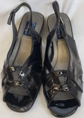 2" Abela -- Women's Dress Sandal -- Black Patent City Vibe