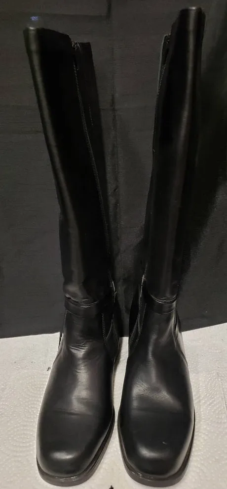 2" Castel -- Women's Dress Boot -- Black Hand Finish