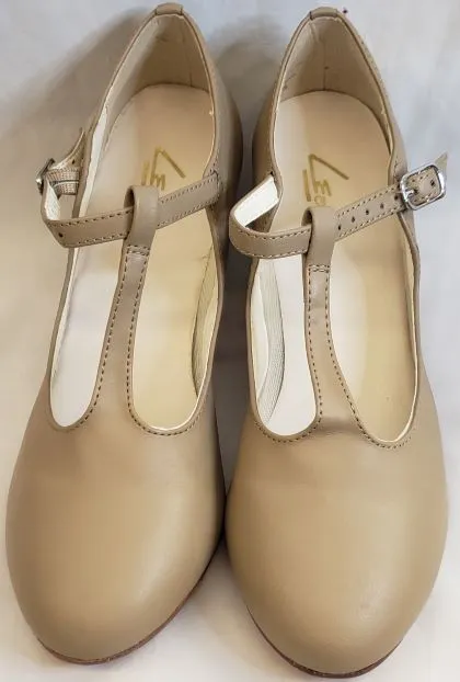 2" Daniella -- Women's T-Strap Character Shoe Linen Air Comfortable