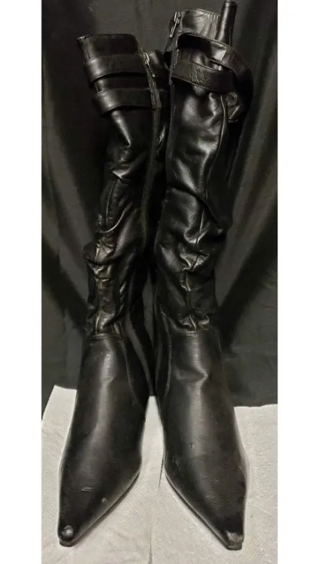 2" Gracen -- Women's Dress Buckle Boot -- Black Urban Gentleman Main Move