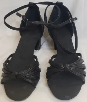 Foam Base Dream Path 2" Shauna -- Block Heel Latin Sandal -- Black