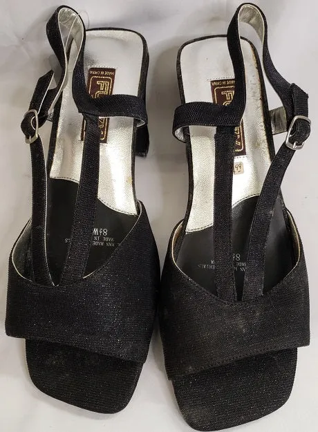 3.5" Leighton -- Women's Dress Sandal -- Black Faille Stylish Ease Air Trip