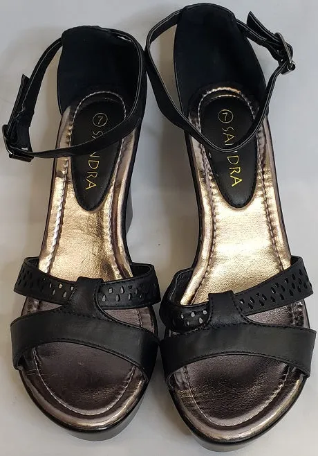 Everyday Walking Shoes Soft Material 3.5" Rivka -- Women's Wedge Sandal -- Black