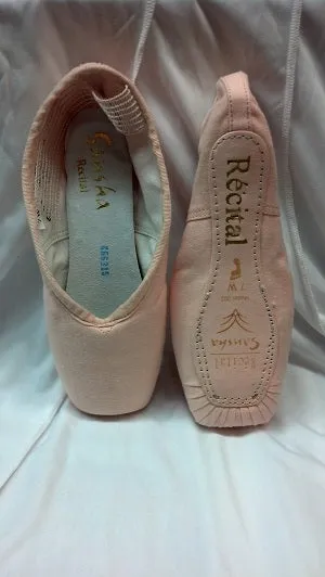 Stable construction Recital -- Pointe Shoe -- Pink Canvas