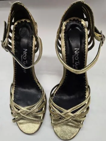 Peace Mood Slip Safe 3.75" Eliana -- Women's Tango Shoe -- Gold