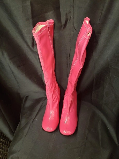 3" Gogo -- Women's Dress Boot -- Hot Pink Patent Winter Guard Soft Ease
