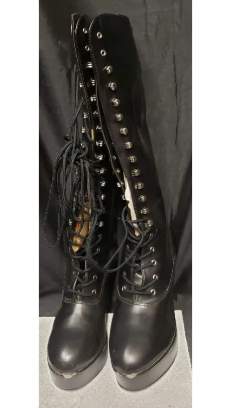 Stylish Look 4" Exotica -- Women's Platform Dress Boot -- Black