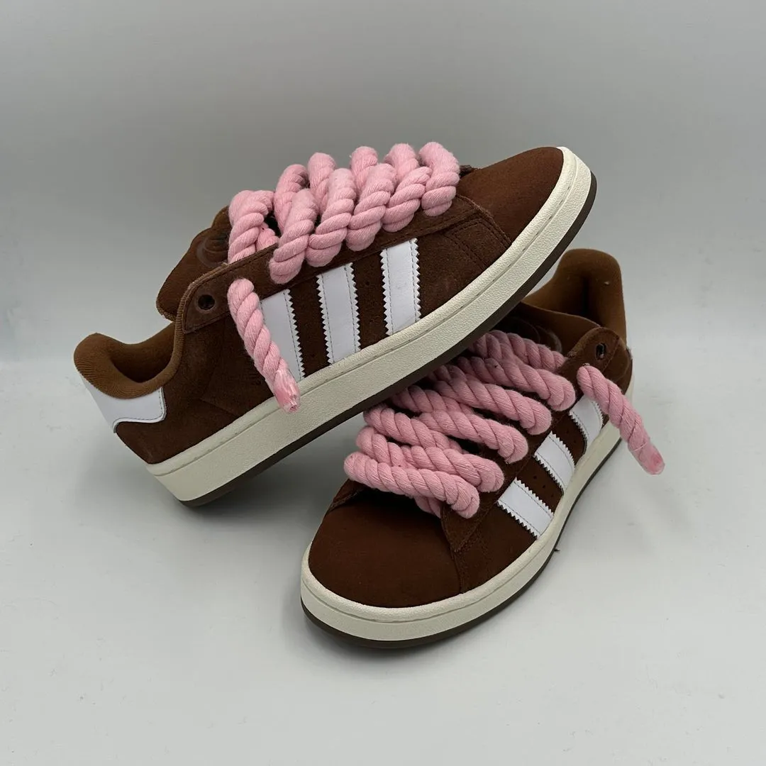 Sky View Adidas Campus 00s Brown "Rope Laces" Pink