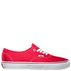 Vans Authentic in Red Breathable Elegant Mood