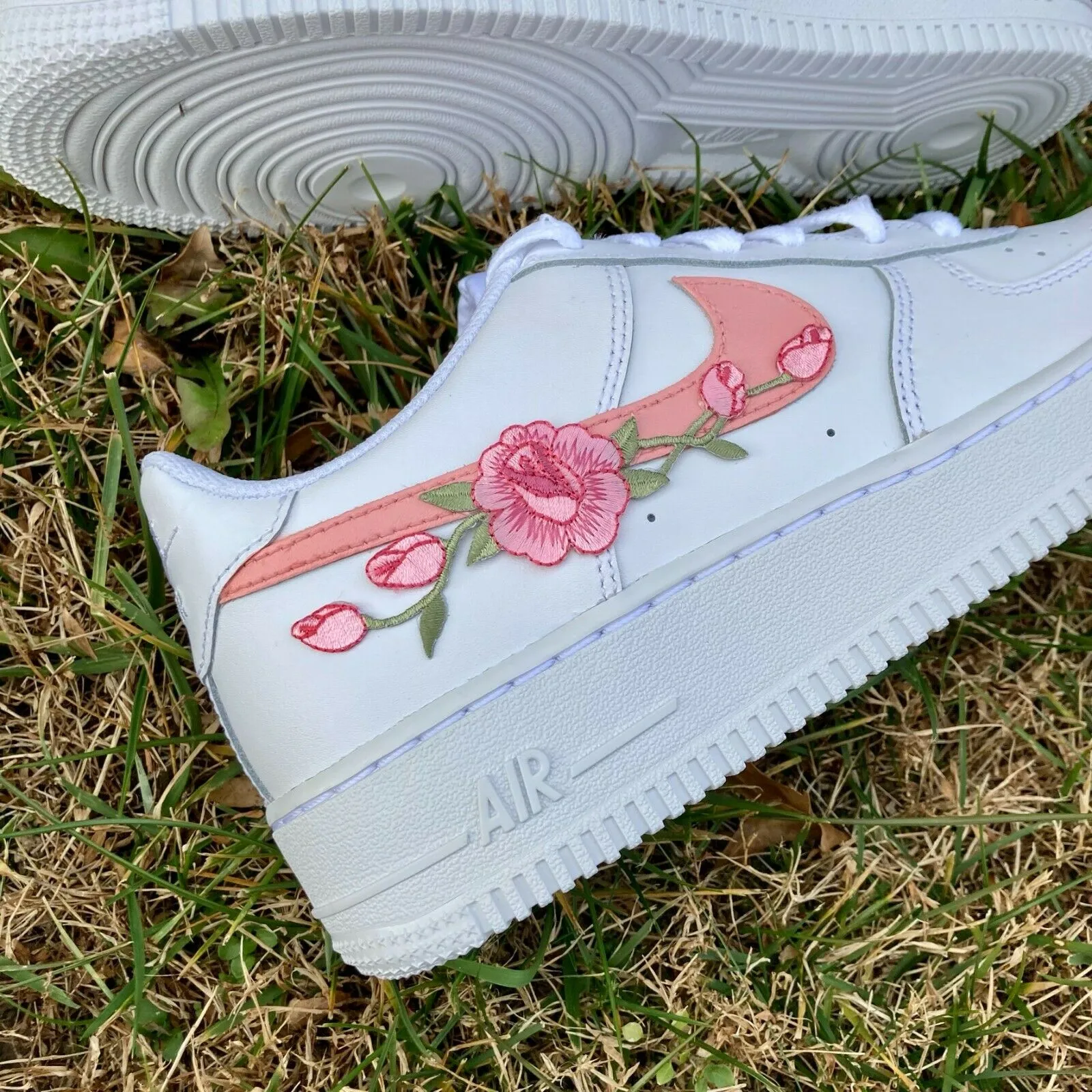Daily Essential Air Force 1 Custom Low Two Tone Light Petal Pink Rose Men Women Kids All Sizes AF1 Sneakers