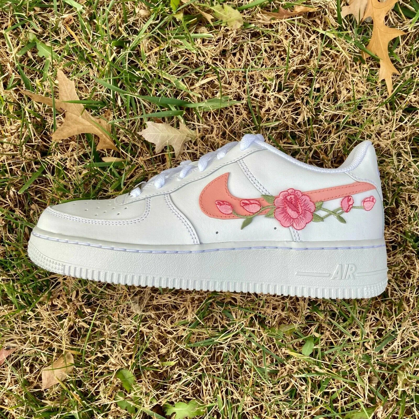 Air Force 1 Custom Low Two Tone Light Petal Pink Rose Men Women Kids All Sizes AF1 Sneakers Yoga Base Court Fast