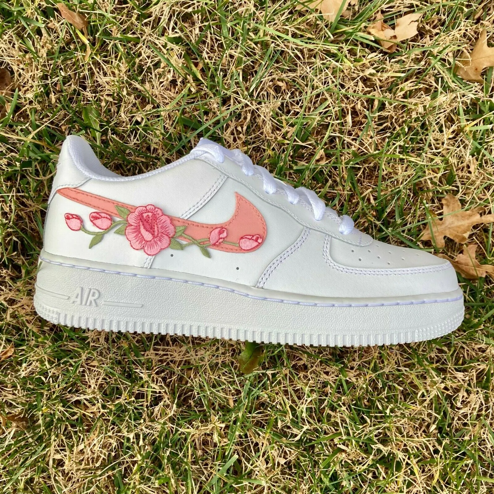 Air Force 1 Custom Low Two Tone Light Petal Pink Rose Men Women Kids All Sizes AF1 Sneakers Eva Midsole sports