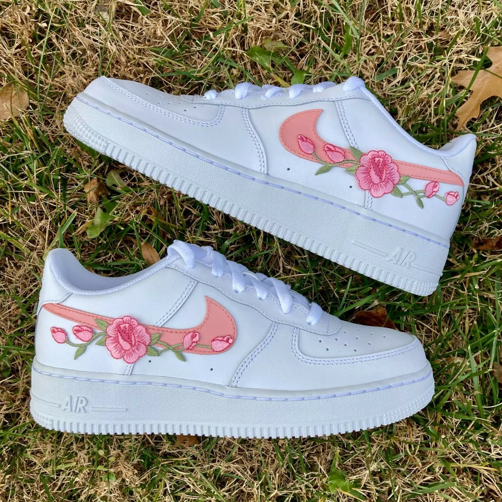 night walk Sky Blue Air Force 1 Custom Low Two Tone Light Petal Pink Rose Men Women Kids All Sizes AF1 Sneakers