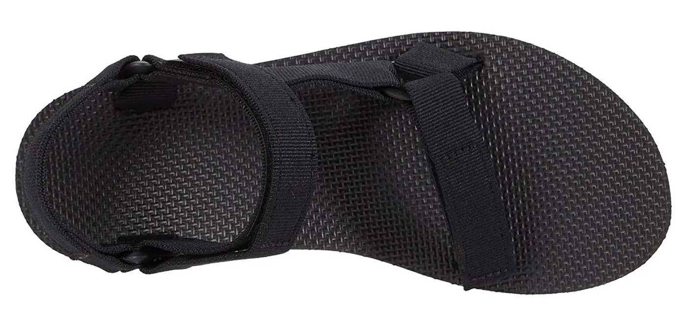 [Teva] Flatform Universal Sandal- Black Tan Comfort Heel