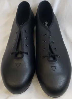 Quick Office Style Sharp Shoes Alia -- Unisex Tap Oxford -- Black