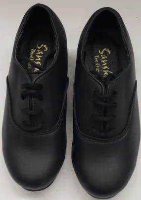 Secure fit Leg Slim Crockett -- Boy's Tap Oxford -- Black