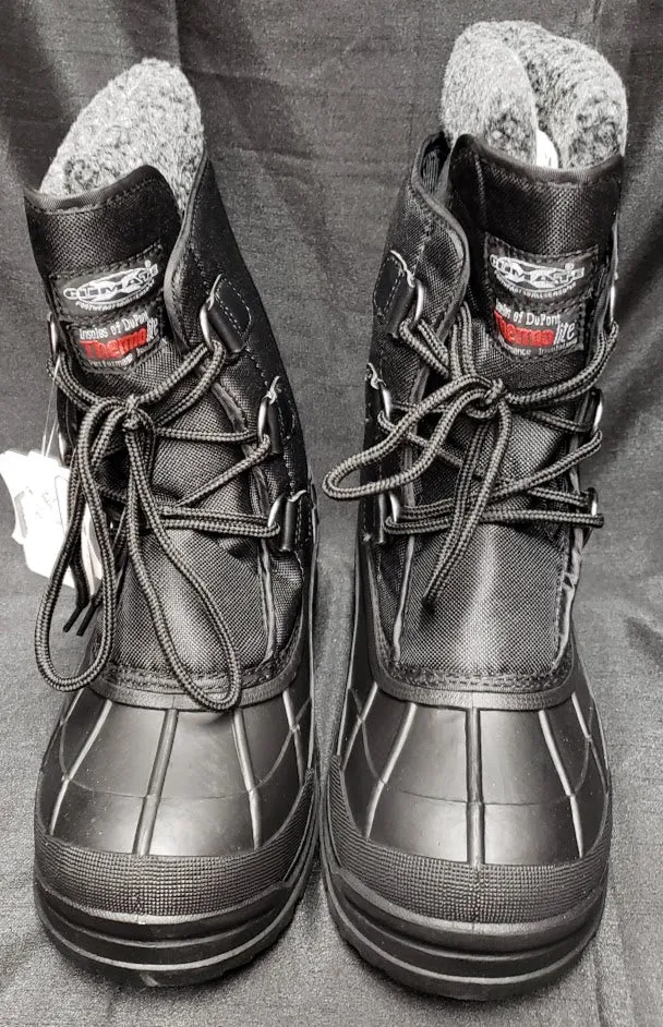 Joshua -- Men's 8" Waterproof Lace-up Boot -- Black Modern Edge