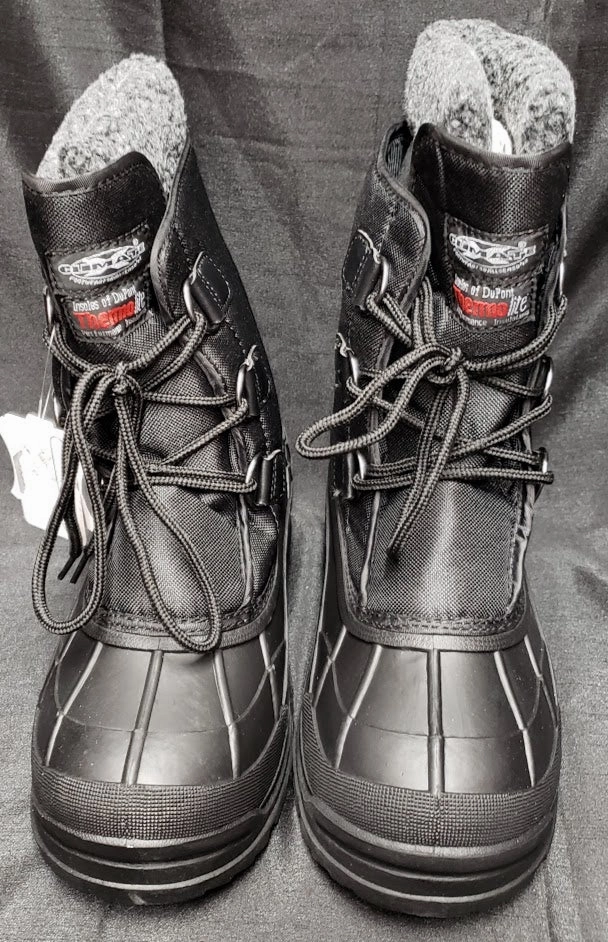 Joshua -- Men's 8" Waterproof Lace-up Boot -- Black Modern Edge