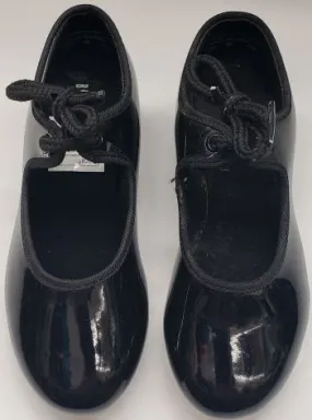 On Trend Joy Step Annie Tyette Jr. -- Children's Tap Shoe -- Black Patent