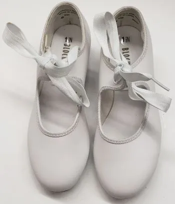 Annie Tyette Jr. II -- Children's Tap Shoe -- White Linen Air Ventilated