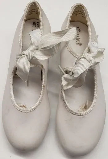 Annie Tyette Jr. II -- Children's Tap Shoe -- White Padded Easy To Clean