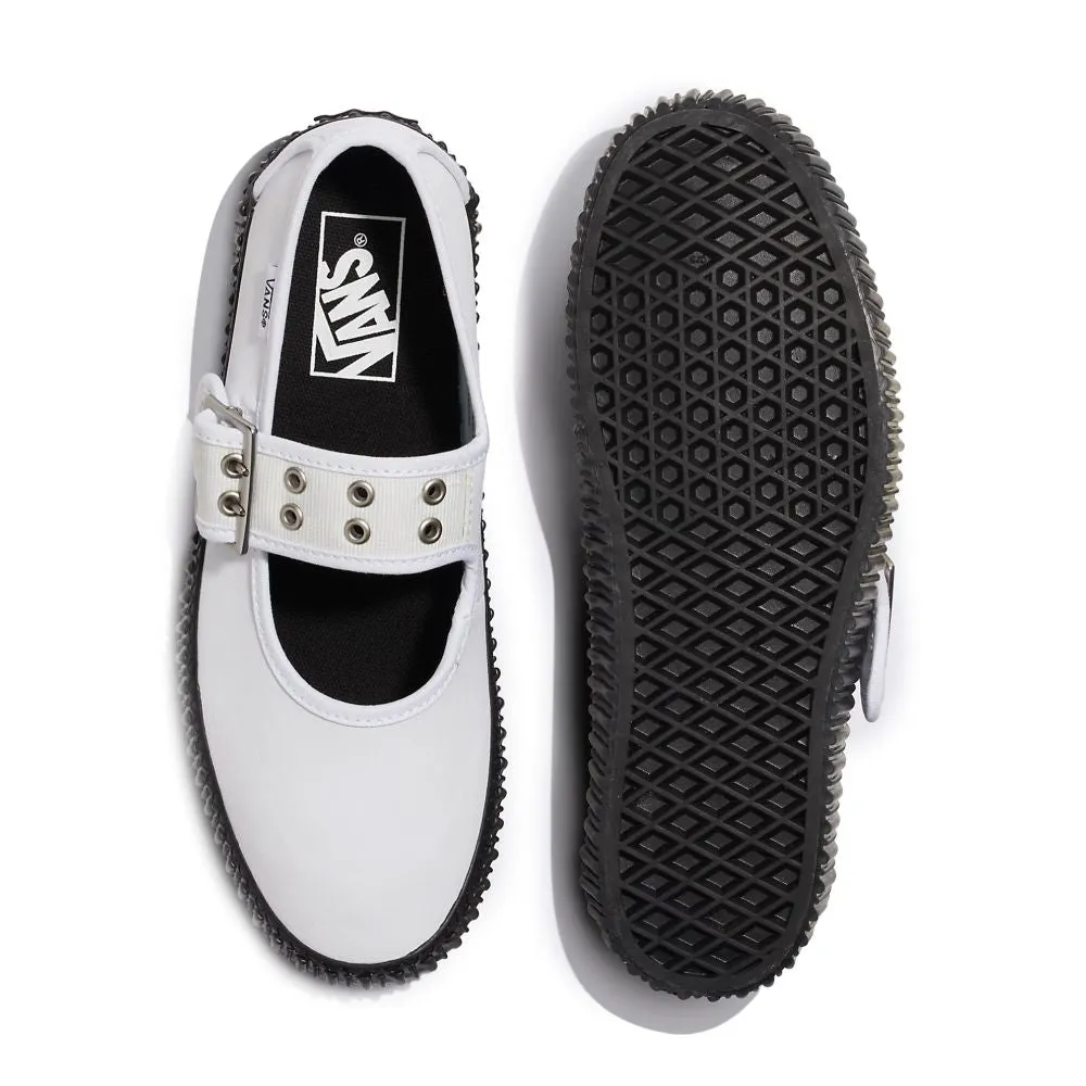 Vans Women's Mary Jane Creeper in Grunge Ballet White/Black Global Cool