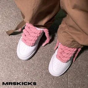 Stride Easy Lift Up Custom Pink Rope Airforce 1
