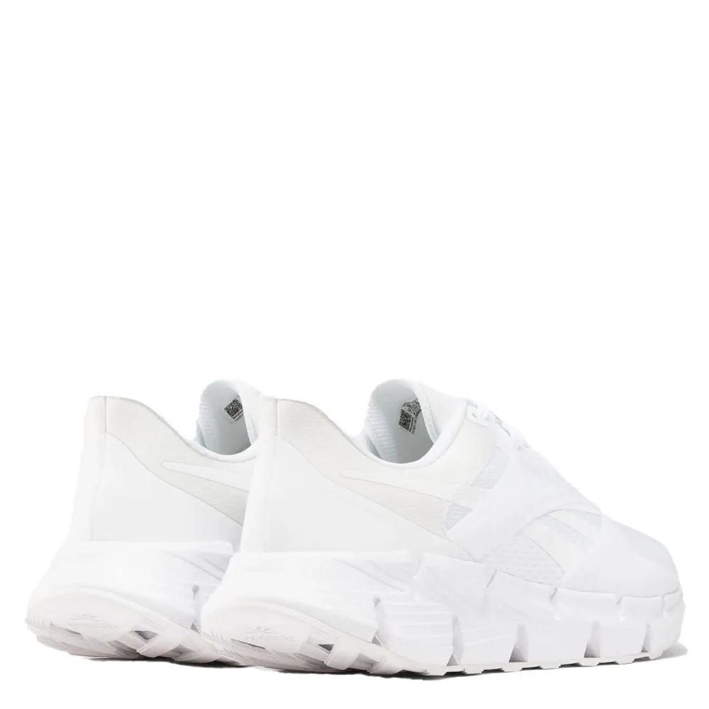 Athletic Reebok Women's Zig Dynamica 5 in Cloud White/Cloud White/Pure Grey
