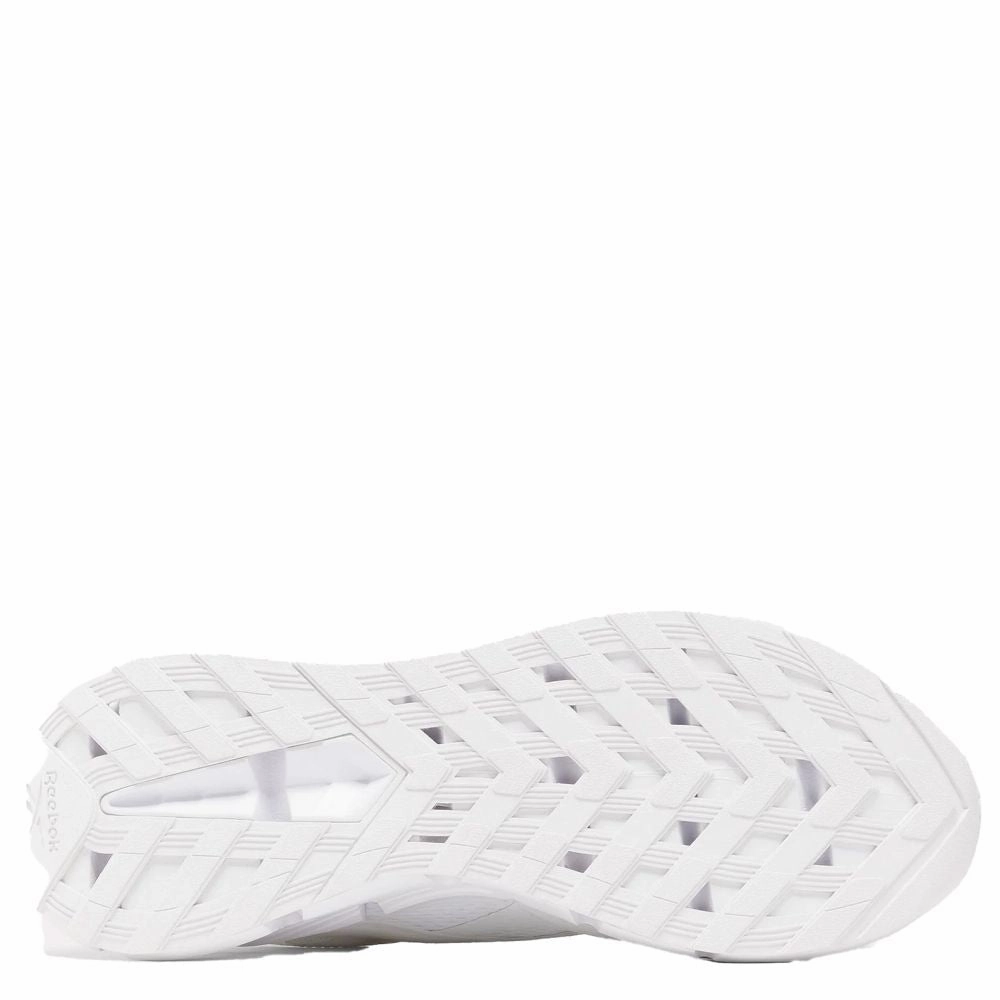 Quick Step photo shoot Reebok Women's Zig Dynamica 5 in Cloud White/Cloud White/Pure Grey