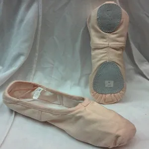 Wellesley -- Canvas Split Sole Ballet -- Pink Comfort Flex