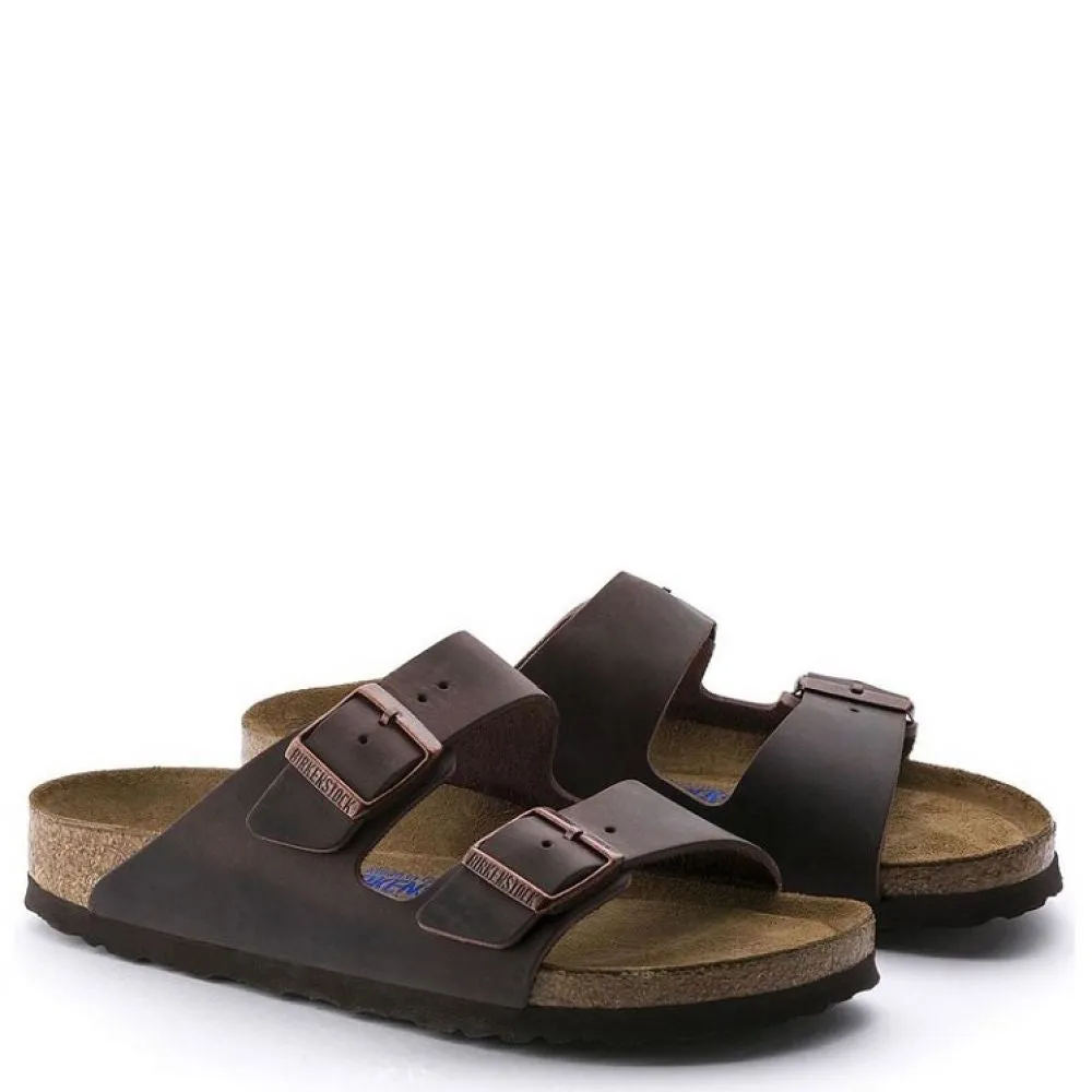 Balanced Comfort Birkenstock Arizona Softbed Oiled Leather in Habana Breathable Support Lightweight Gear