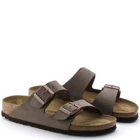 Phylon Midsole Smart Fit Birkenstock Arizona Birkibuc in Mocha Padded Tongue Construction