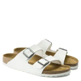 ReflectiveDetails Birkenstock Arizona Birko-Flor in White Torsion Rigidity