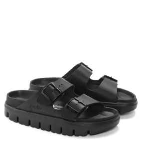 Birkenstock Women's Arizona Chunky Leather in Black Comfortable High Sandals Total Ease