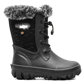 Family Fit Summer Heat Bogs Youth Arcata II Dash in Black Canvas