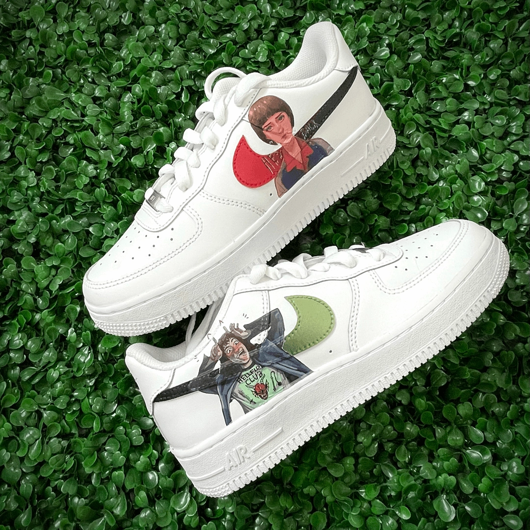 Chic Cool Bone Aid Custom Stranger Things Airforce 1