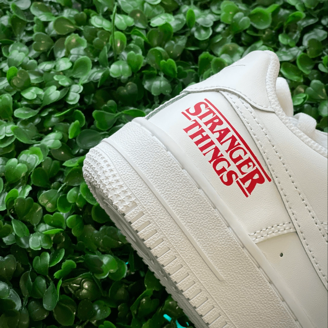 Custom Stranger Things Airforce 1 Leather Upper New Drop