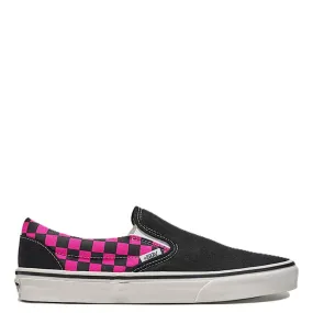 Vans Classic Slip-On in Black/Raspberry Pink Spring Bloom Rapid pace
