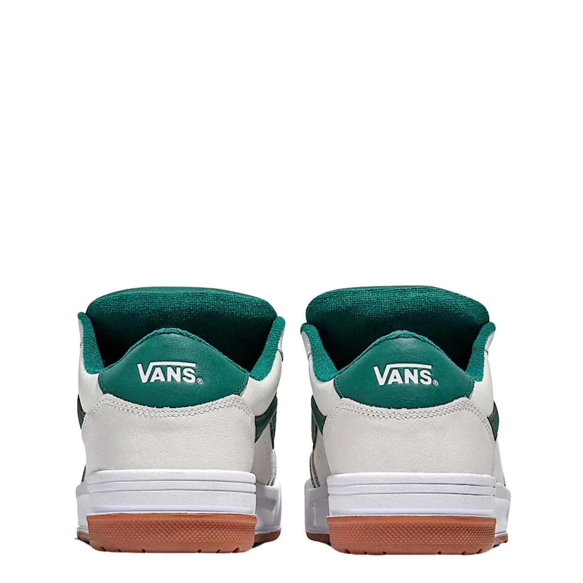 Vans Men's Hylane in White/Green Supportive Toe box