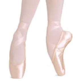 European Balance -- Pointe Shoe -- Pink Satin Slim Line Comfort collar