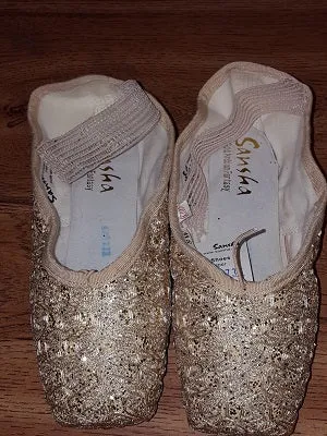 Fast pace Comfort Run Deco 4 -- Pointe Shoe -- Gold Glitter
