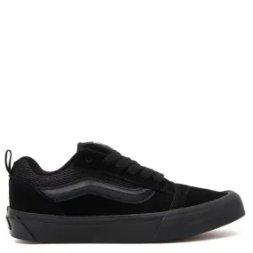 Color Pop Fast Track Vans Knu Skool in Black/Black